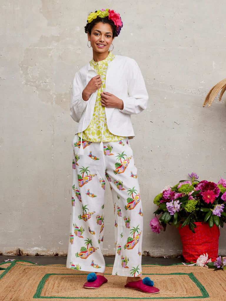 NIMO WITH LOVE~ Fennel pants village print