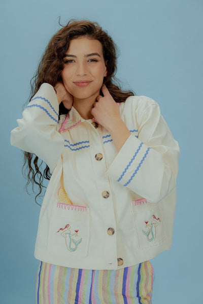 COPPELIA~ Saturn embroidered jacket