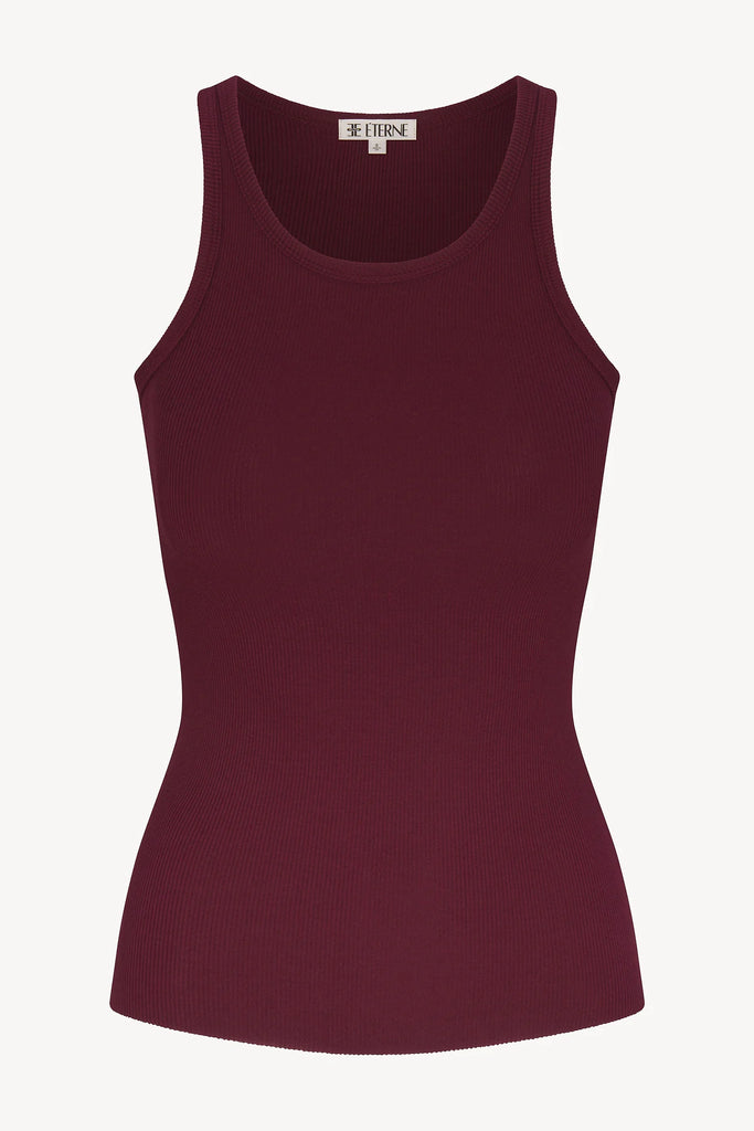 ETERNE~ High neck fitted tank