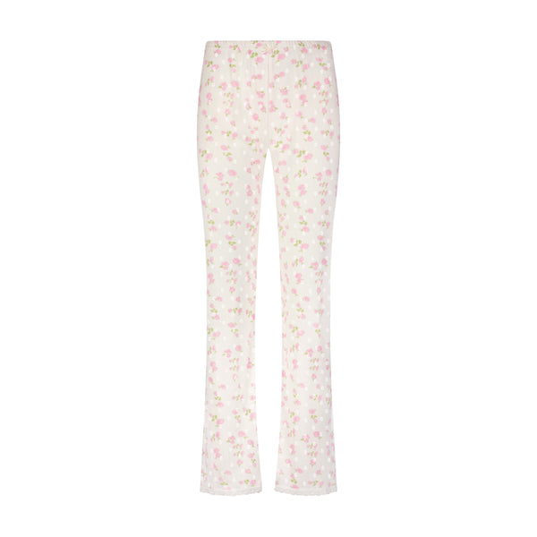 Polkadot LONG PANT - Pink Garden Pointelle