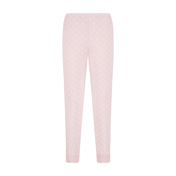 Polkadot Shell Pink VIntage Hearts JOGGER Hi Rise