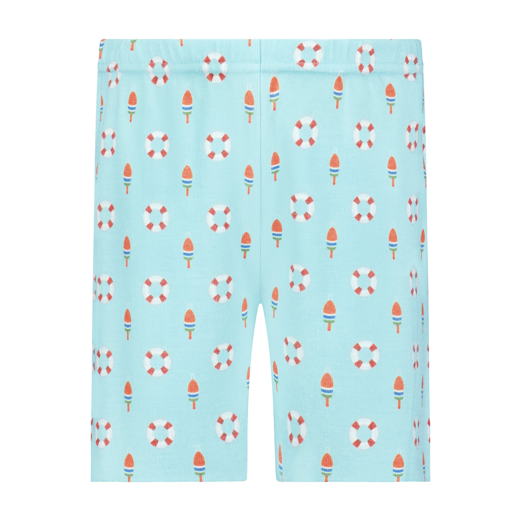Polkadot Boys Dean Set Crew Short Sleeve & Long Short - Buoy Print