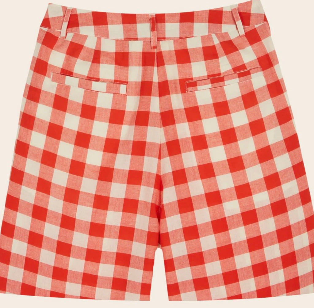 EMILE ET IDA~ Dali red gingham pant