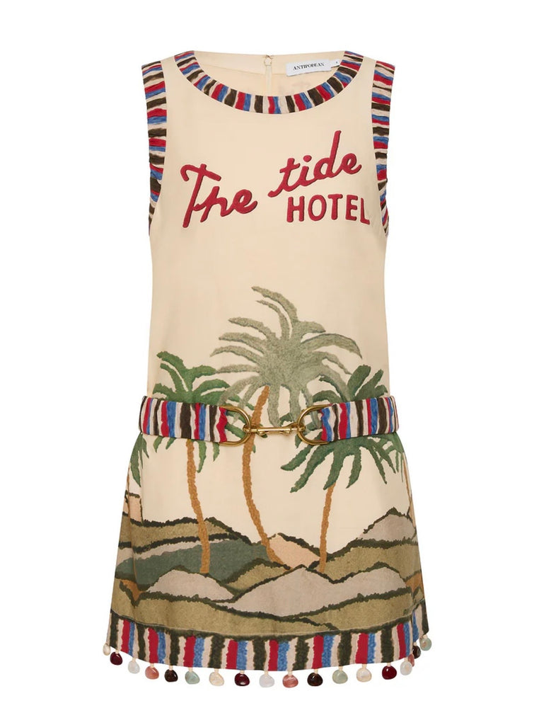 ANTIPODEAN~ Tide bound belted mini