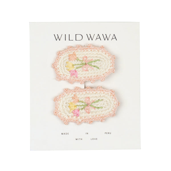 WILD WAWA ~ Crochet Clip Set