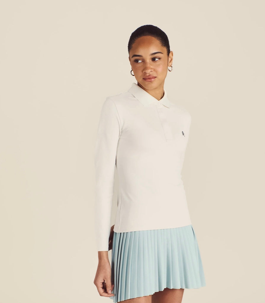 MALBON~ Venus Long sleeve polo shirt