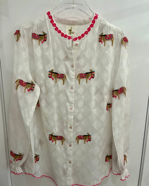 NIMO WITH LOVE~ Columbia donkey blouse