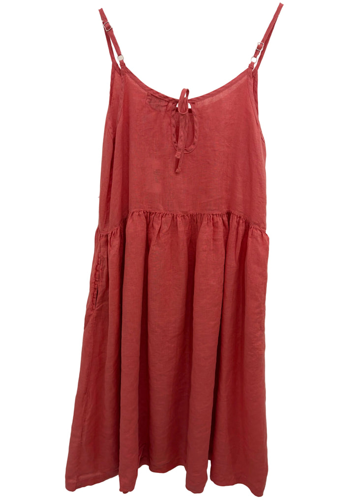 LLEA BLUE~ Vivian linen dress