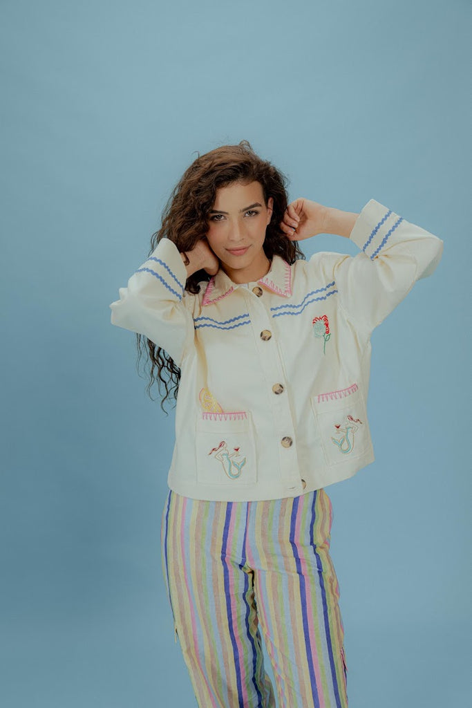 COPPELIA~ Saturn embroidered jacket
