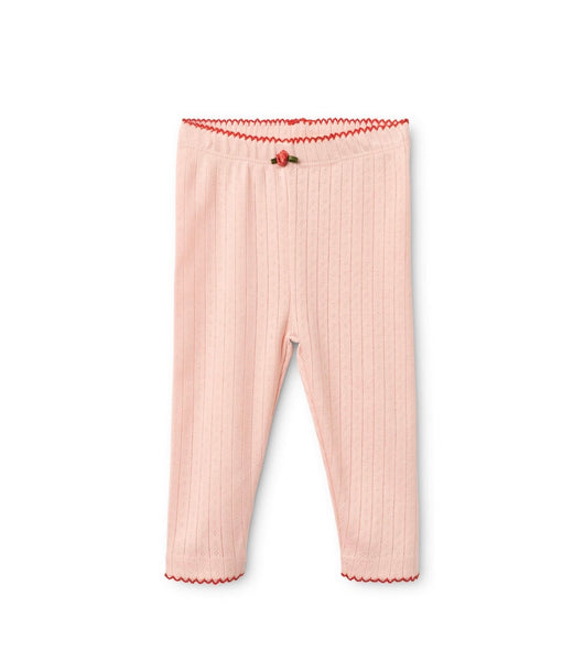 FLOESS~ Liva pink pointelle leggings