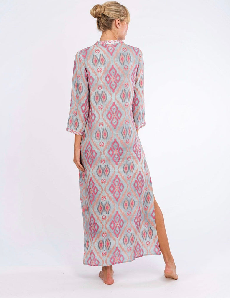 NIMO WITH LOVE~Marigold linen ikat dress