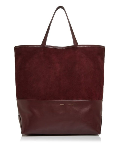 Alice D ~ Large Suede/Leather Tote