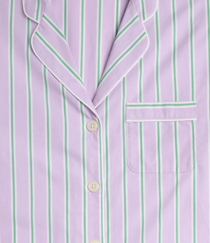 SLEEPY JONES ~ Marina 2 pc pajama set lavender stripe