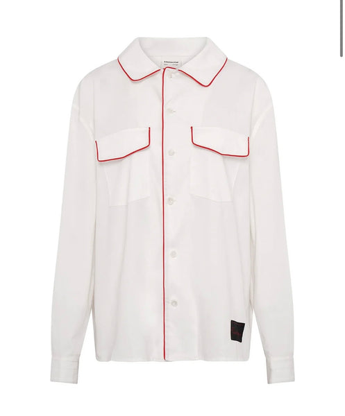 PARIS GEORGIA~ Boxy poplin shirt