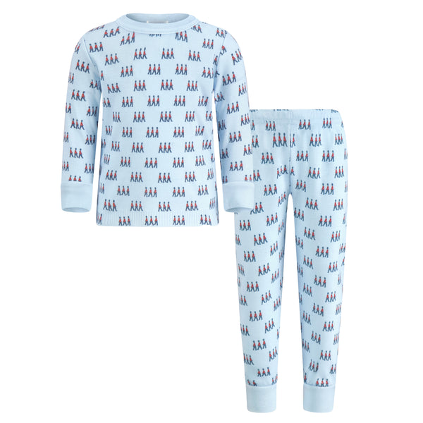 Boys & Baby Henry Classic Long Sleeve Tee & Jack Cuffed Pant Set - London Soldier Print