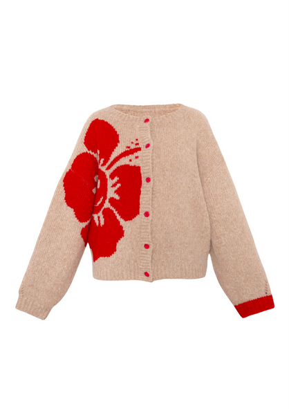 EM ON HOLIDAY~ Hibiscus cardigan