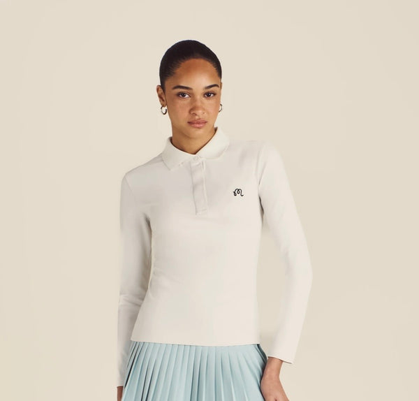 MALBON~ Venus Long sleeve polo shirt