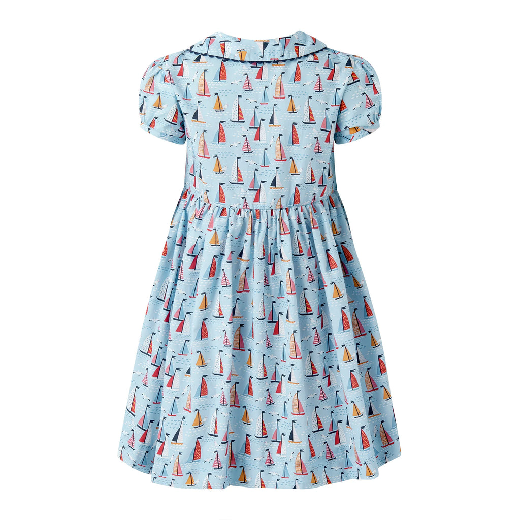 RACHEL RILEY ~ Sailboat Button Front Dress
