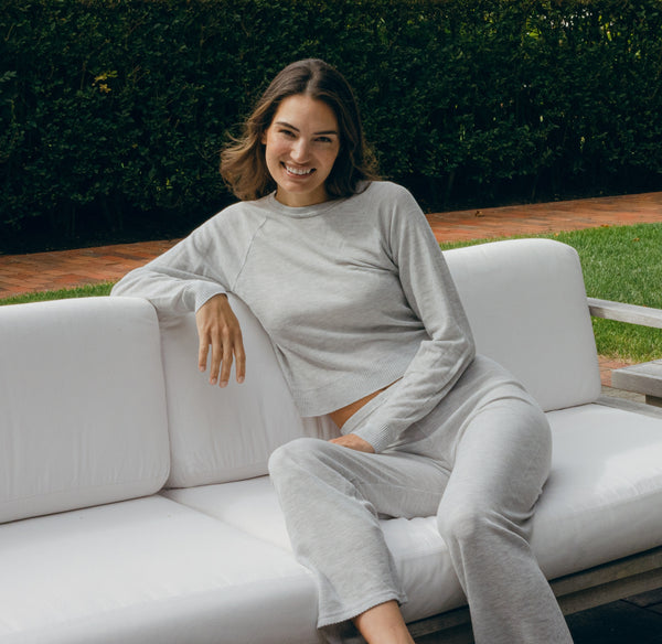 Waffle Heather Grey - Lookbook