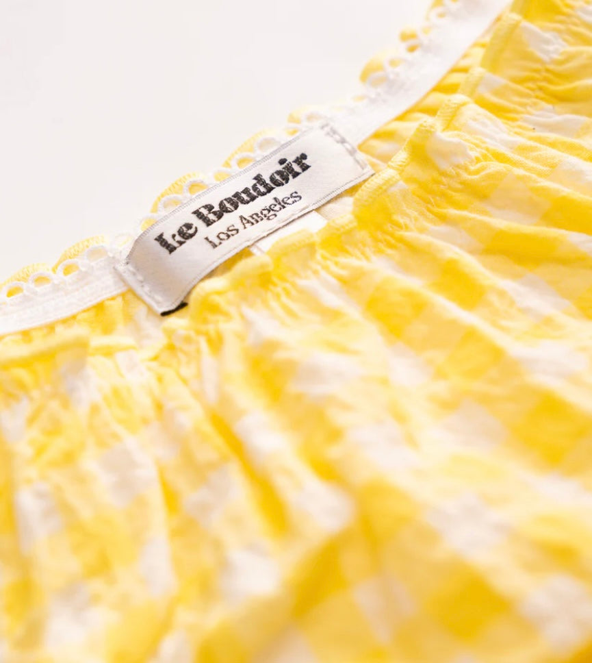 LE BOUDOIR~ Woven tanga