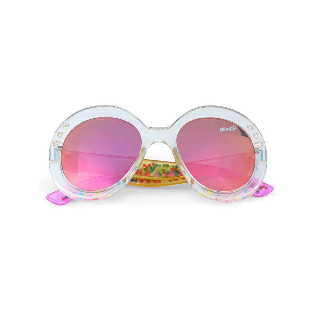 BLING 2o~Glass beach sprinkle sunrise sunglasses