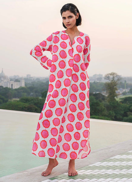 NIMO WITH LOVE~ Amyethyst ikat kaftan