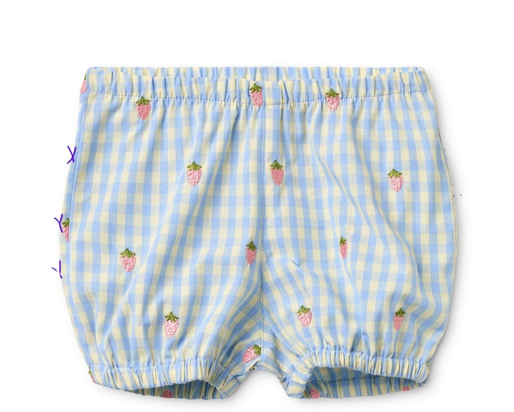 FLOESS~ Mille SL baby blue gingham set