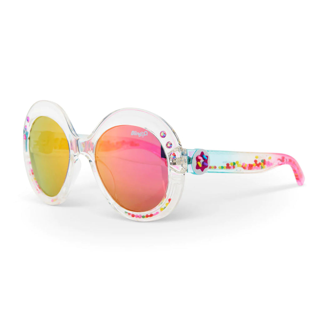 BLING 2o~Glass beach sprinkle sunrise sunglasses