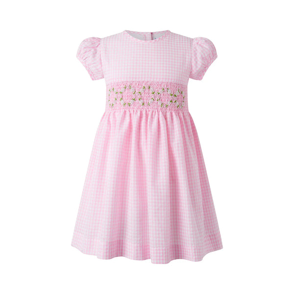 RACHEL RILEY~ Gingham smocked dress