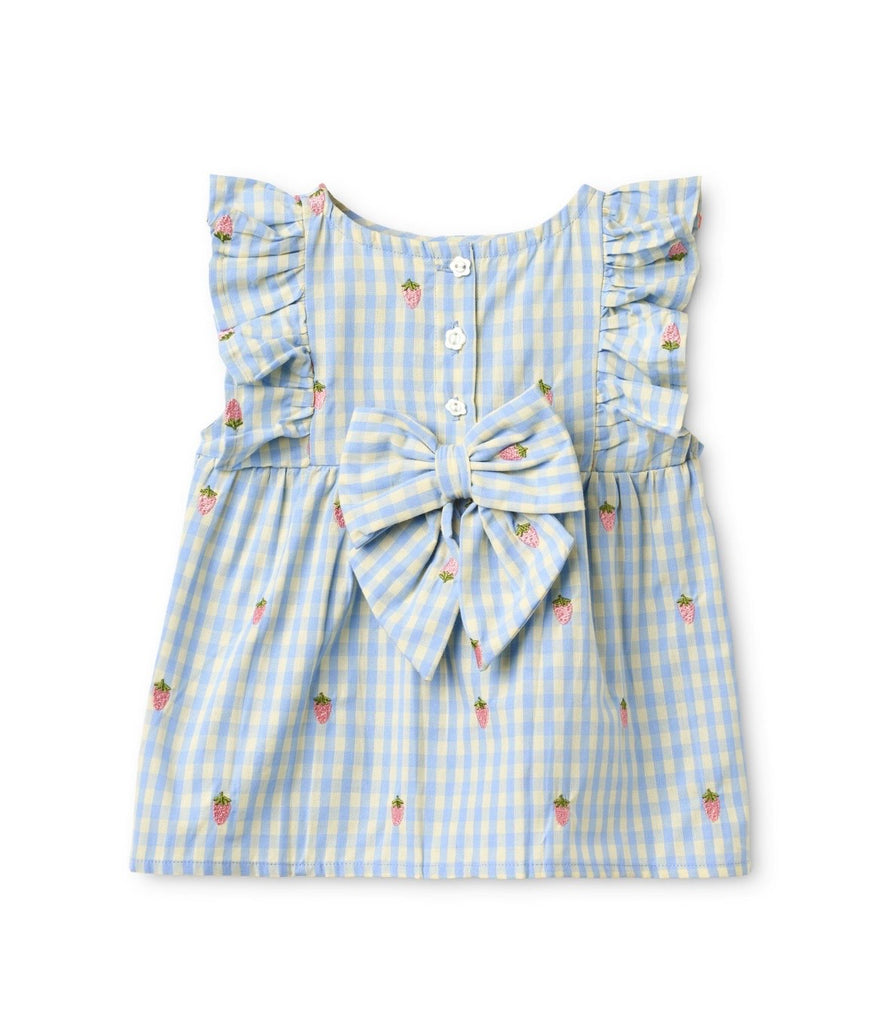 FLOESS~ Mille SL baby blue gingham set