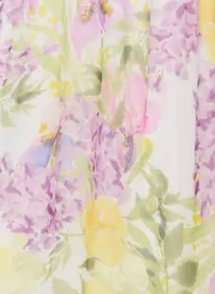BYTIMO~ Organza floral blouse