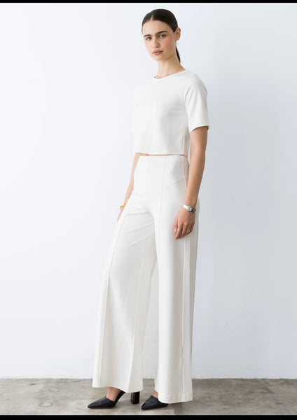 RICHARD RIPLEY~Ponte knit Short sleeve top