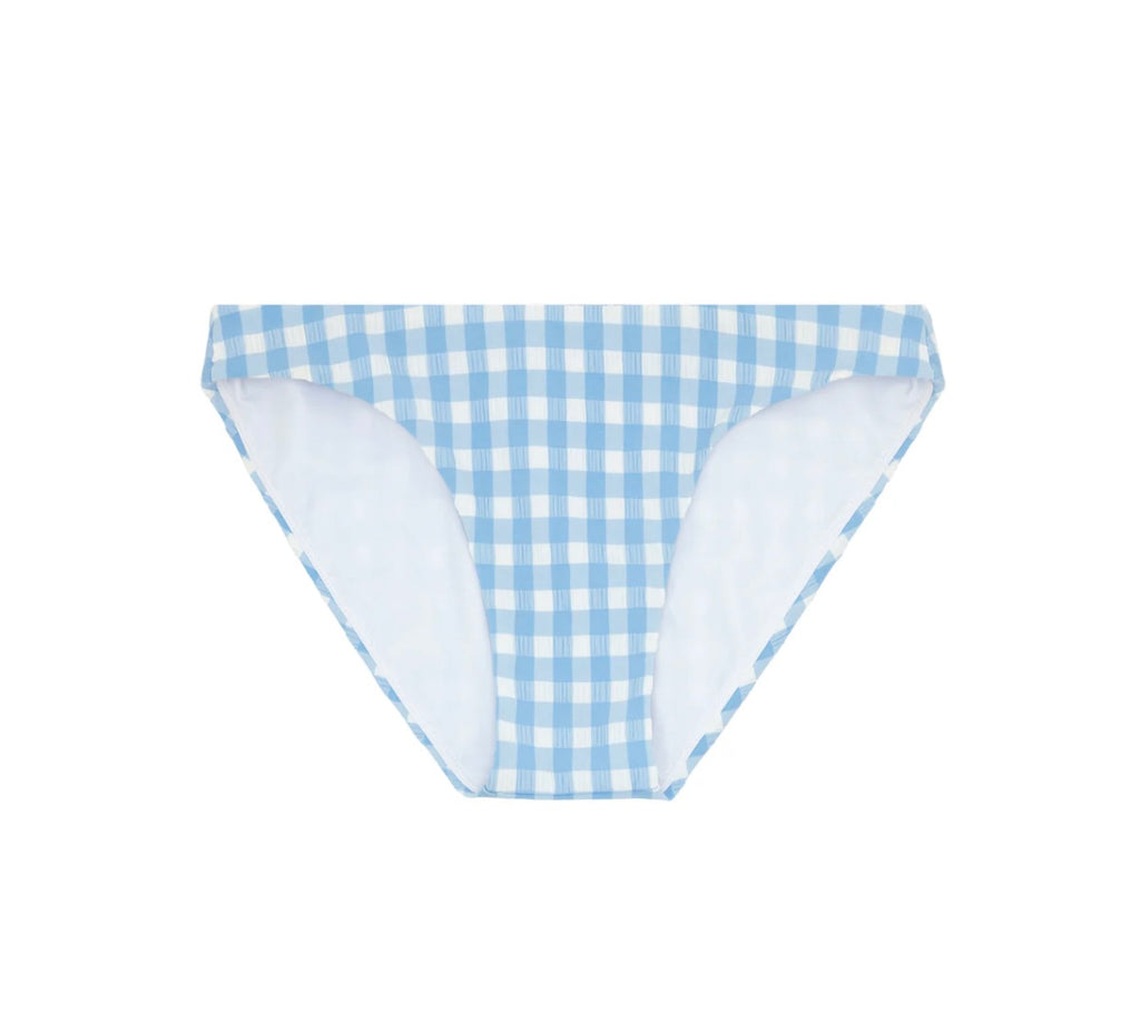 MINNOW~ 2 pc crinkle gingham bikini