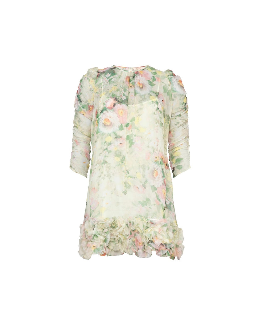 BYTIMO~ Organza frill short dress
