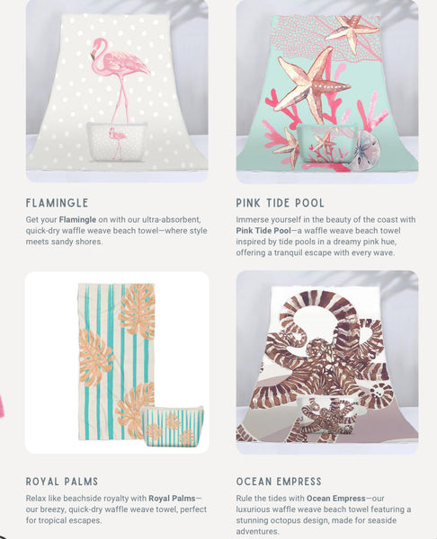 ACCESSORIES ~ Beached towels and bag