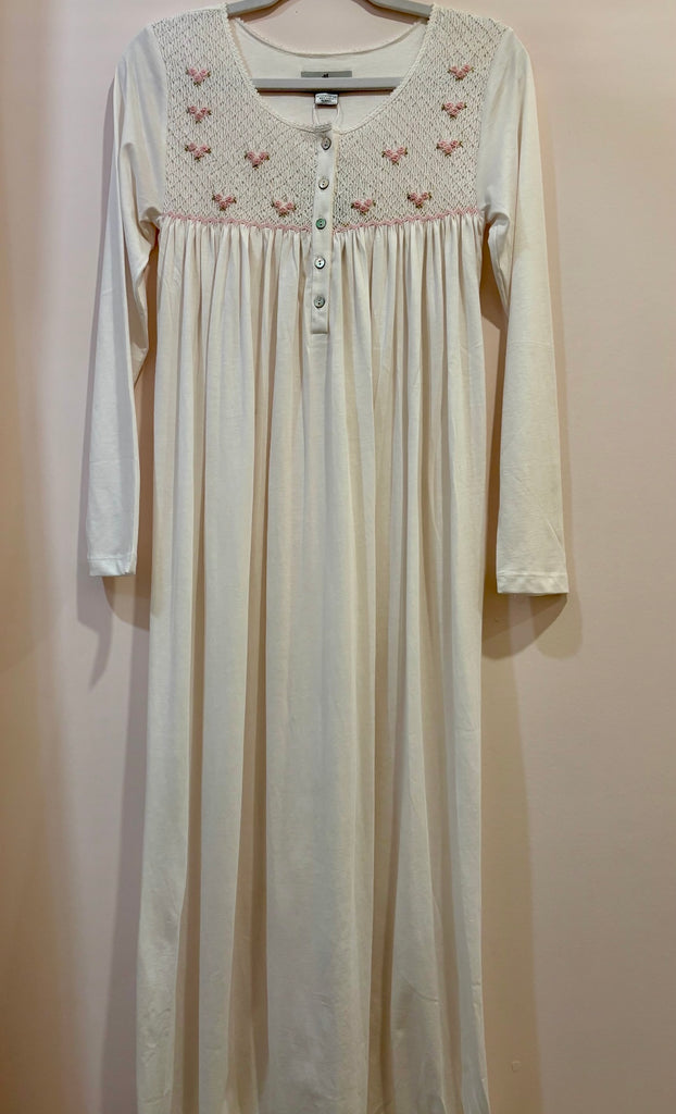 MARELLE~ Sue long sleeve long smock nightgown