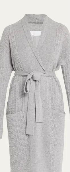 ARLOTTA~ #2020 Long cashmere cable robe