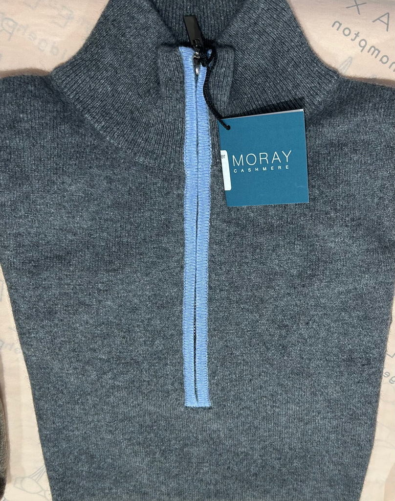 MORAY~ Half zip turtleneck sweater