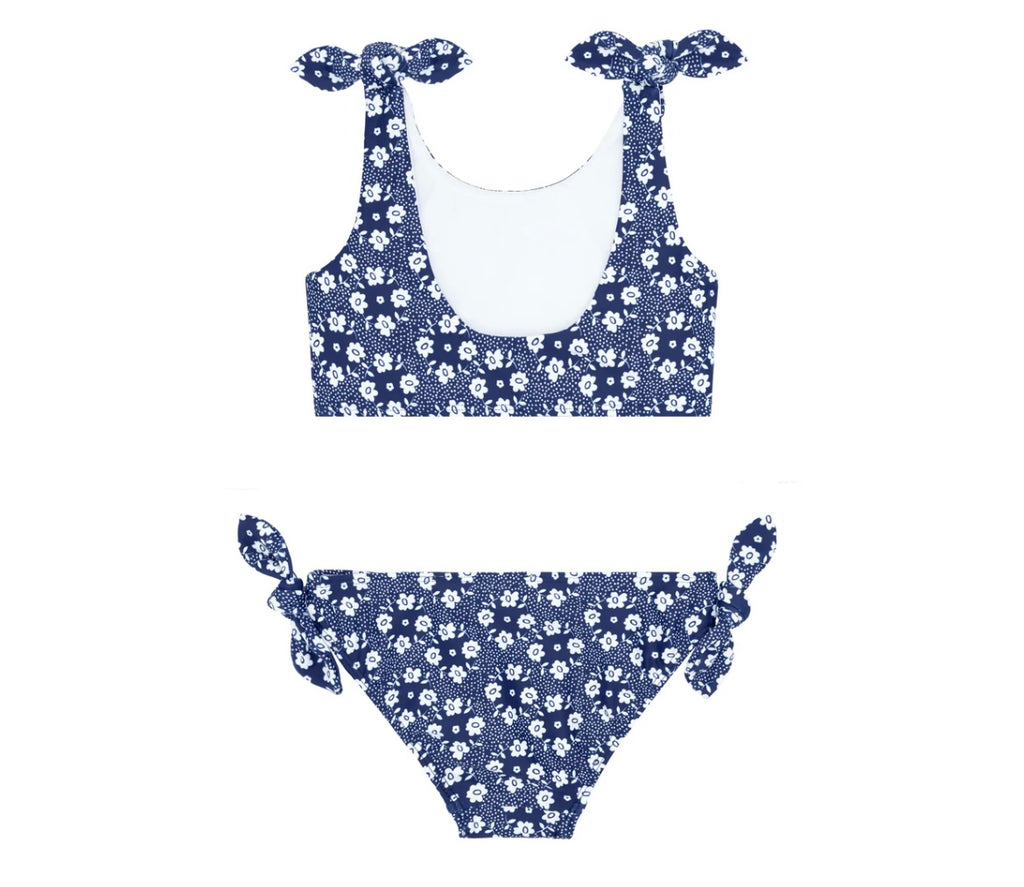 MINNOW~ 2 pc Daisy tie knot bikini