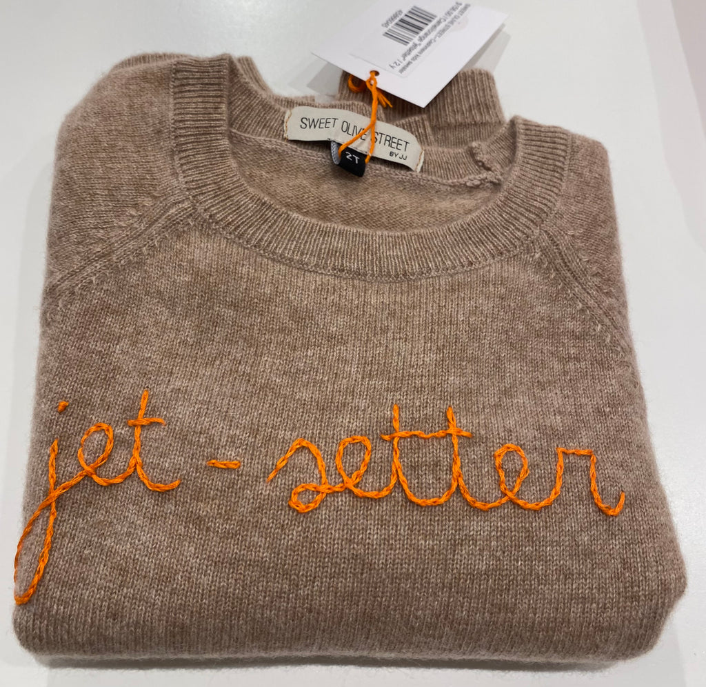 SWEET OLIVE STREET~ Cashmere kids sweater is