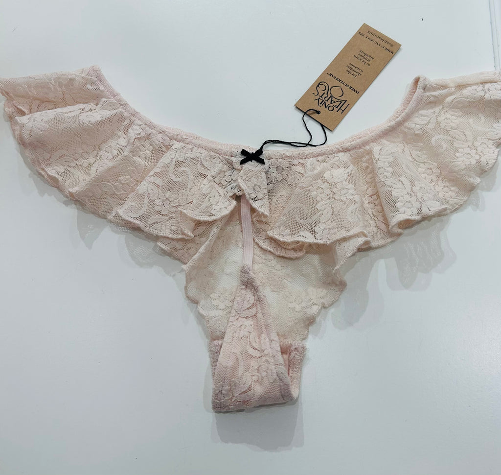 ONLY HEARTS~ Stretch lace butterfly thong