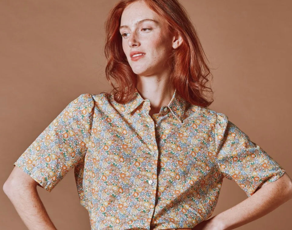 EMILE ET IDA~ Dalton Liberty Peter Pan blouse