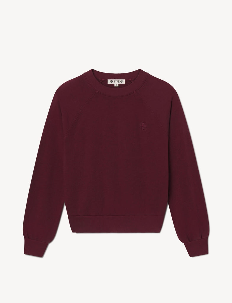 ETERNE~ Shrunken raglan sweatshirt