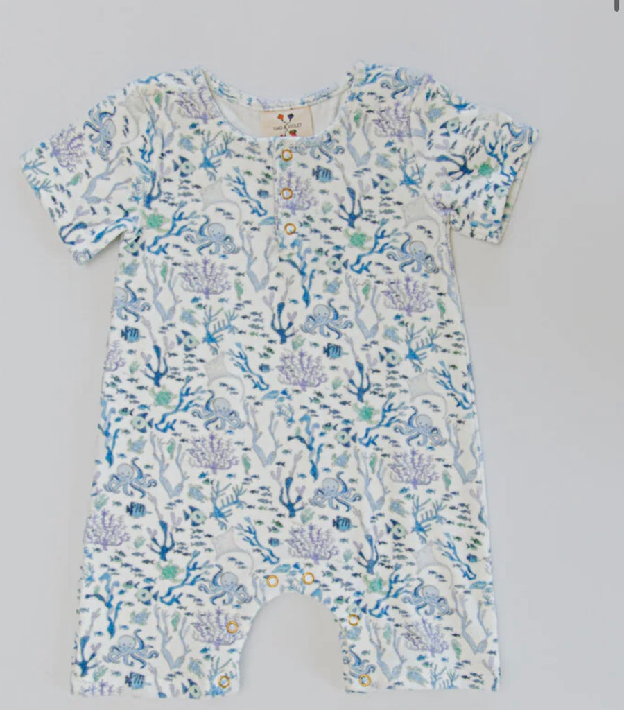 TIMO & VIOLET~Walker Terry romper