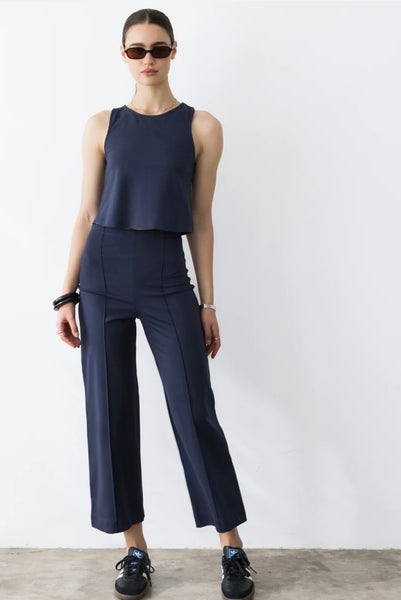 RIPLEY RADER~ Ponte knit cropped straight leg pant