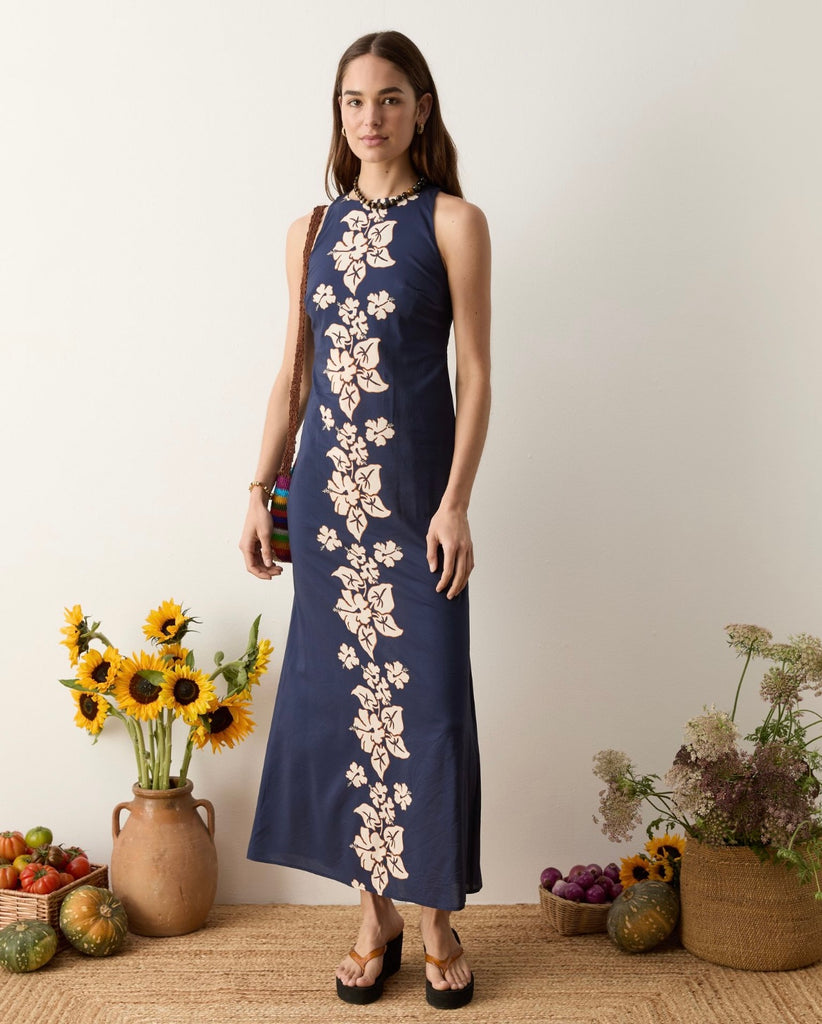 boteh maxi dress BOTEH~Palmetto column maxi dress
