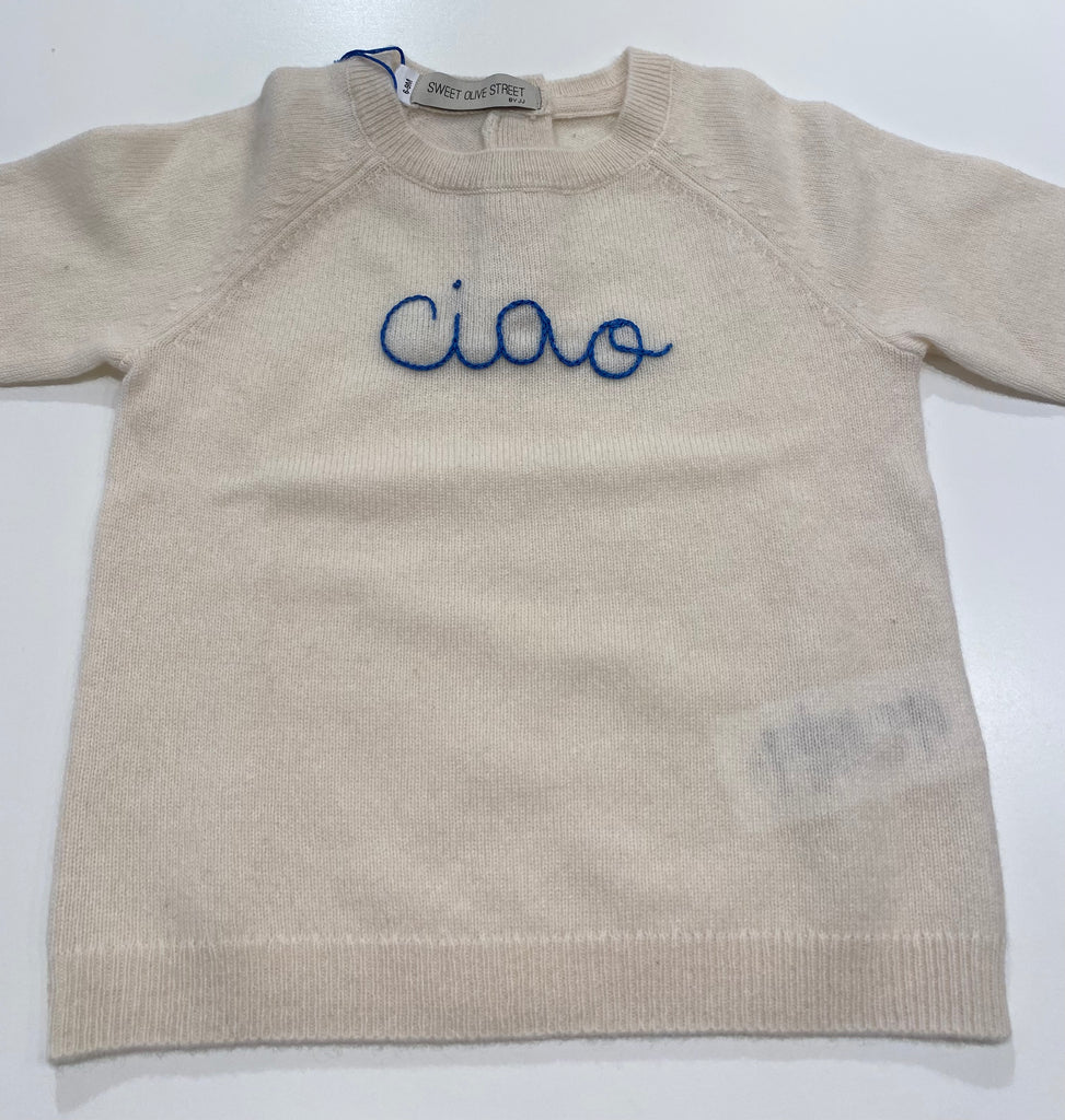 SWEET OLIVE STREET~ Cashmere kids sweater is