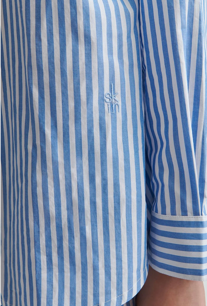 SKIN~ 2 pc Serena striped shirt/ boxer