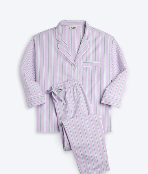 SLEEPY JONES ~ Marina 2 pc pajama set lavender stripe