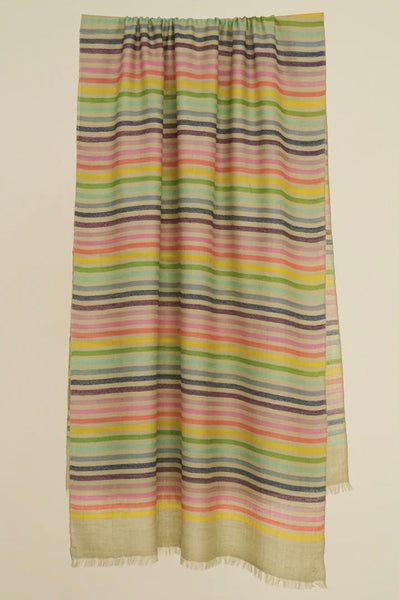 KASHMIR LOOM ~ Rainbow Cashmere Stole